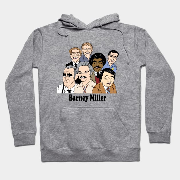 BARNEY MILLER SITCOM FAN ART Hoodie by cartoonistguy